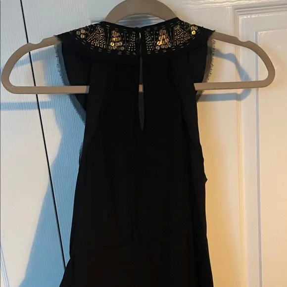 Banana Republic Black and Gold Backless Dress - Picture 3 of 3
